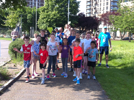 Mile End junior parkrun
