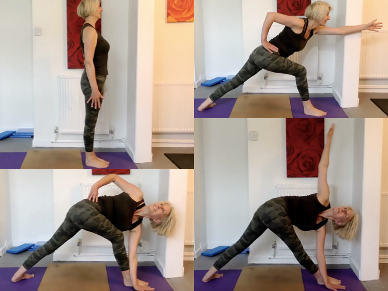 online gentle Hatha yoga for adults - evenings