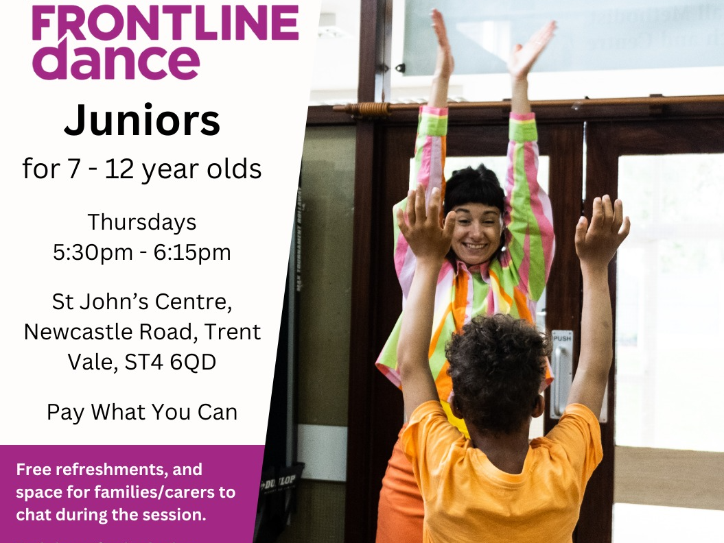 FRONTLINEdance Breakthrou' Juniors. Integrated, inclusive dance for 7-12 year olds.