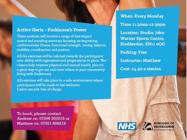 Active Herts - Parkinson's Power Class