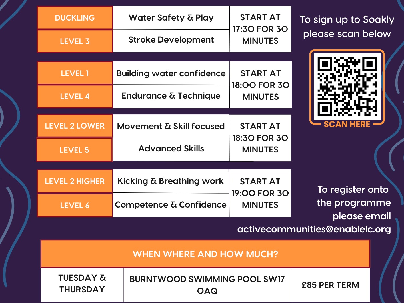 Active Communities Learn to Swim Programme!