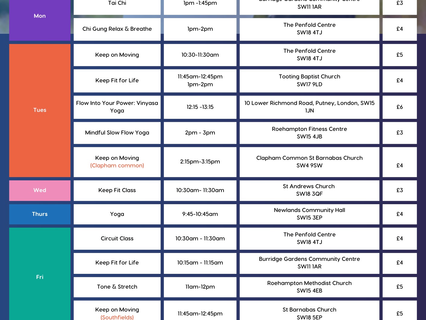 Active Communities presents Keep fit for Life