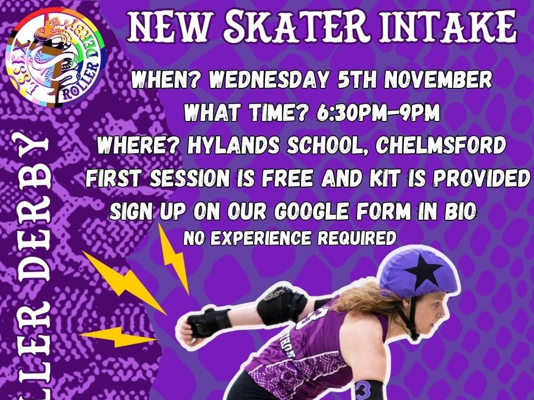 Essex Roller Derby: Skate into Fun at Hylands School!