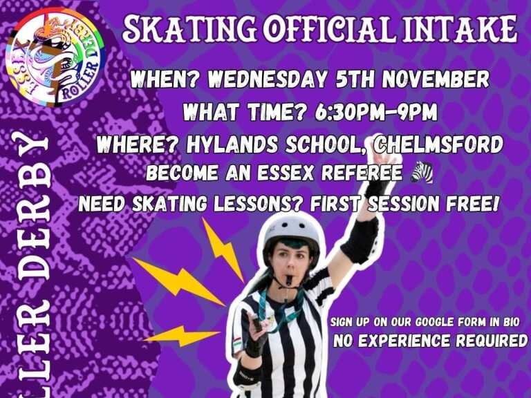 Essex Roller Derby: Officially Skate into Fun at Hylands School!