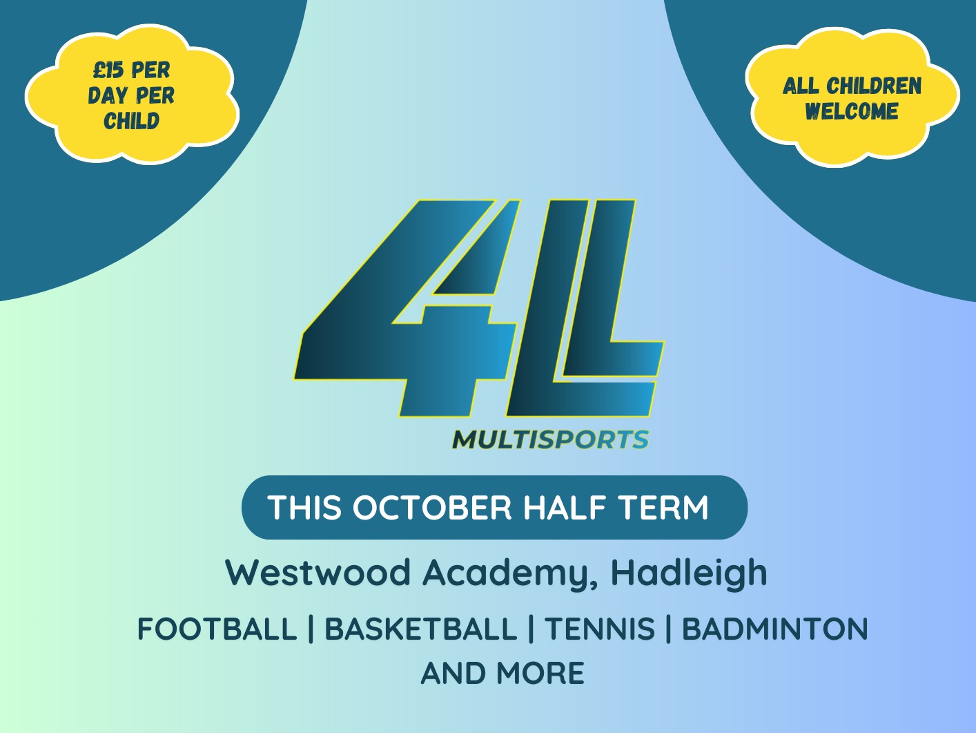 4ALL Multi Sport activities!