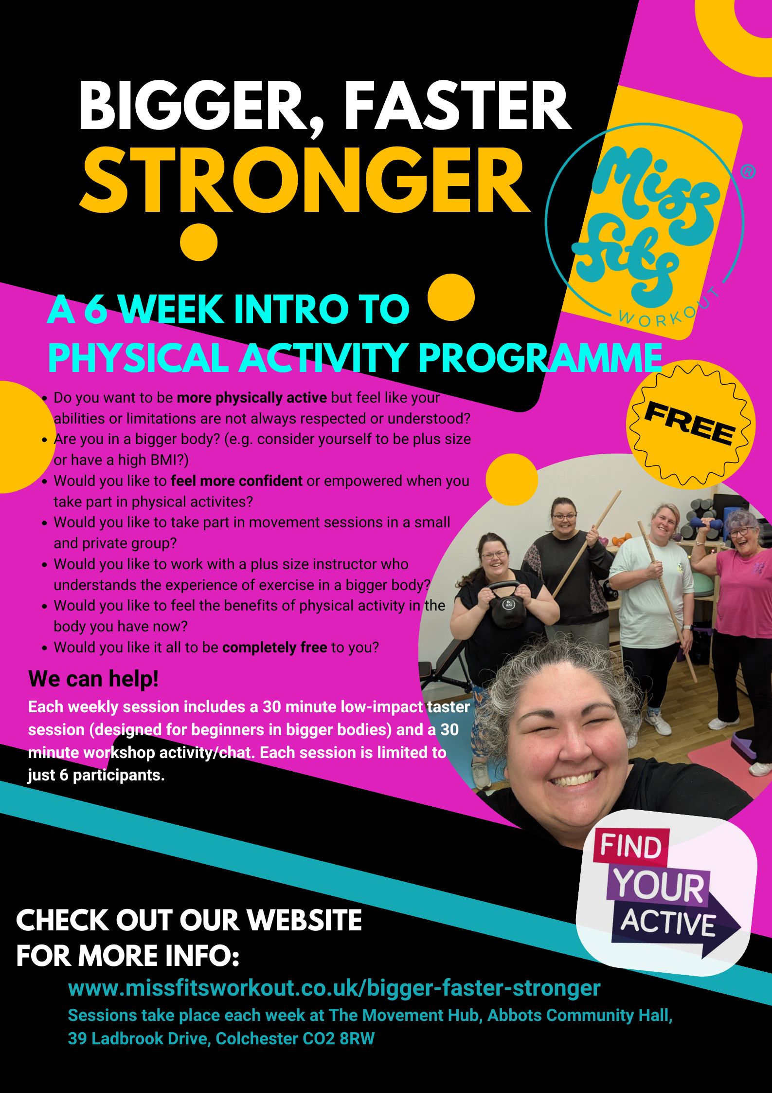 MissFits Workout: Bigger Faster Stronger