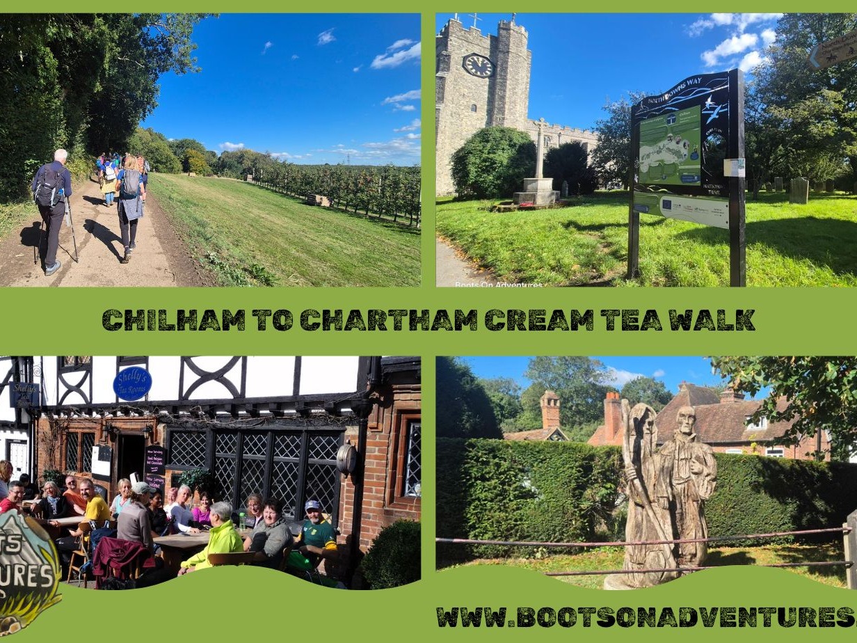 Chilham to Chartham Cream Tea Walk