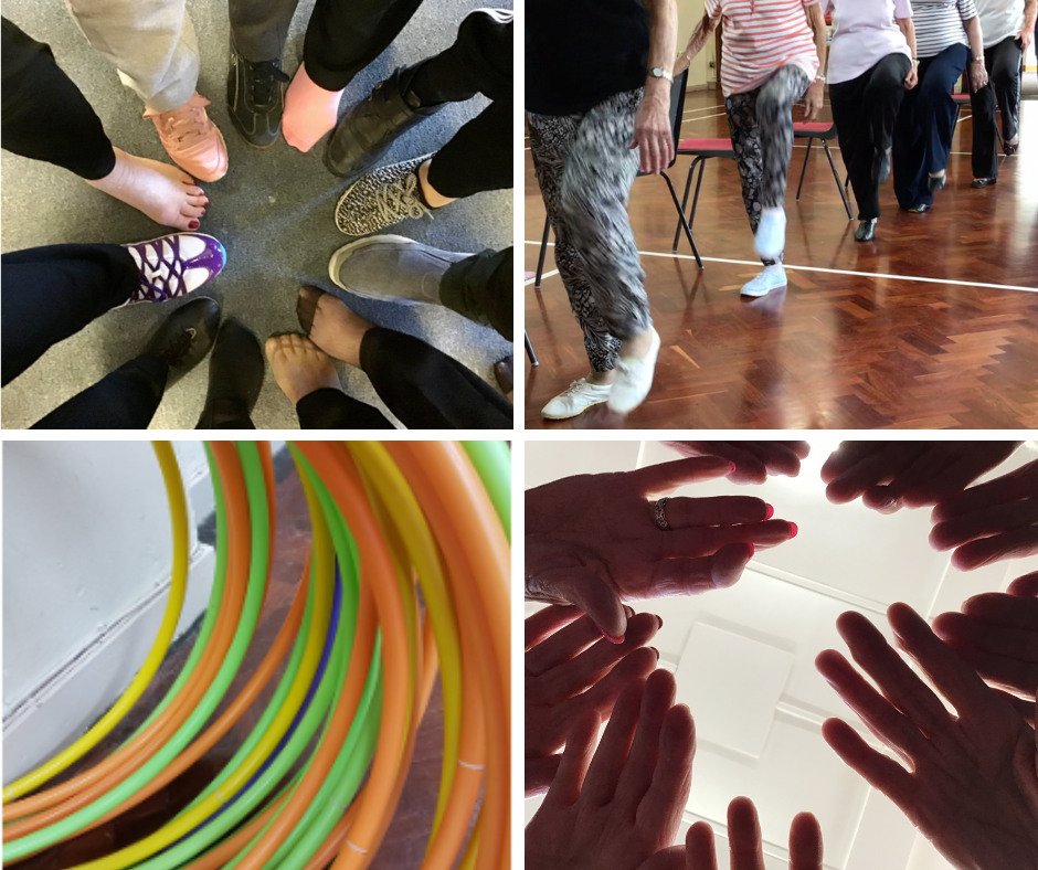 A Keep Fit Class - exercise and movement to music for the older adult.