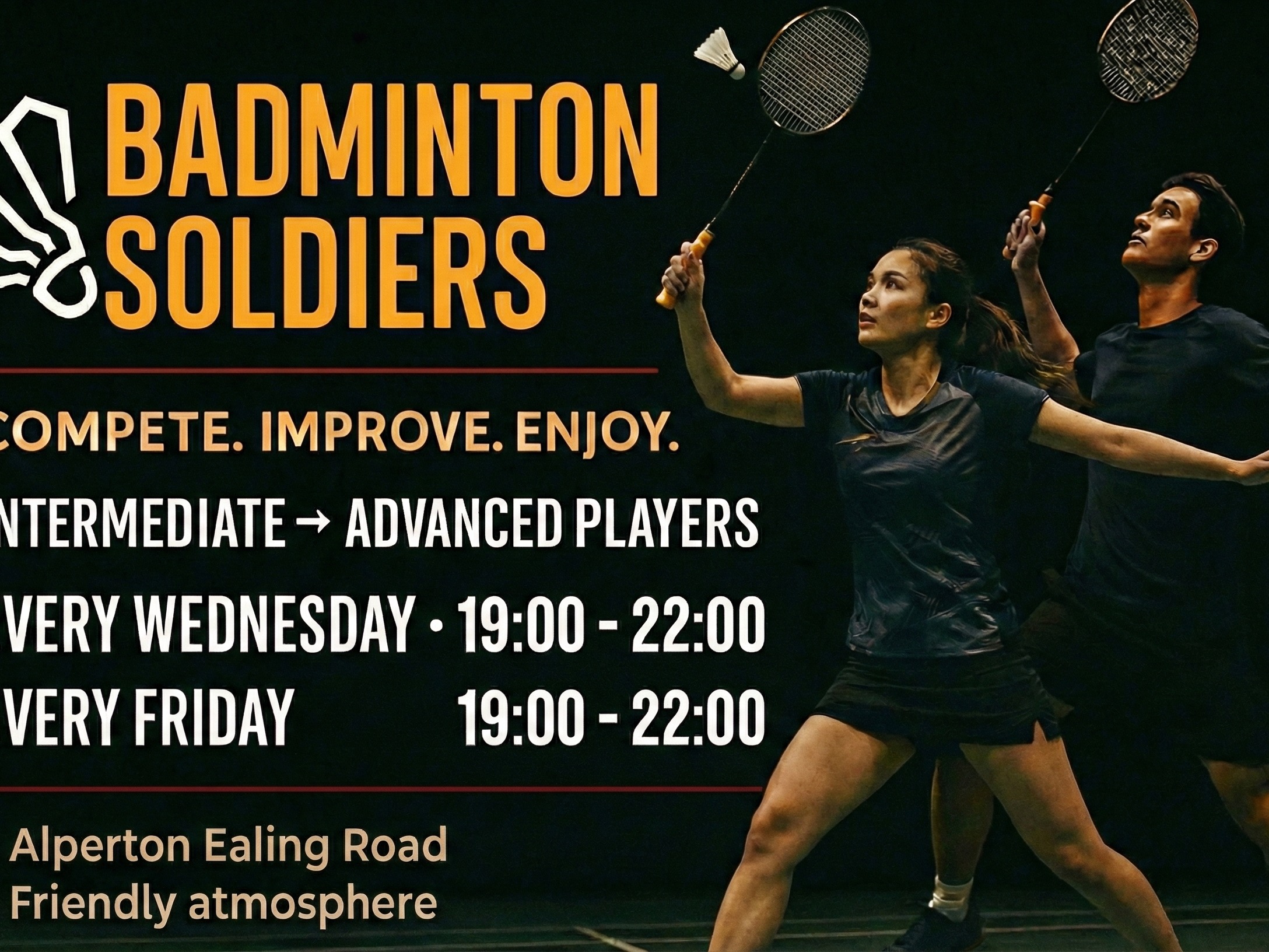 Badminton Soldiers Presents: Fun Doubles Challenge Night!