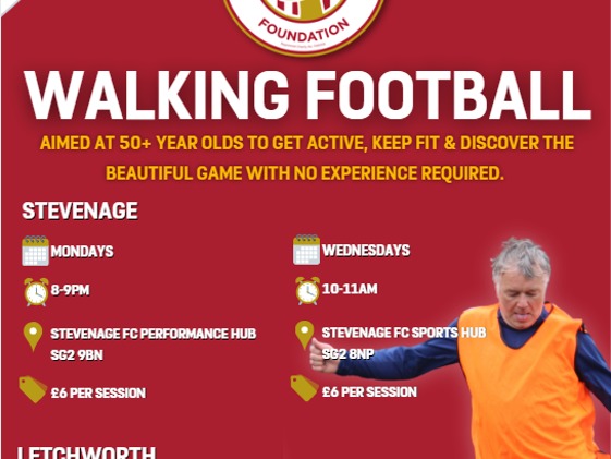 Stevenage FC Foundation: Get Active with Walking Football!
