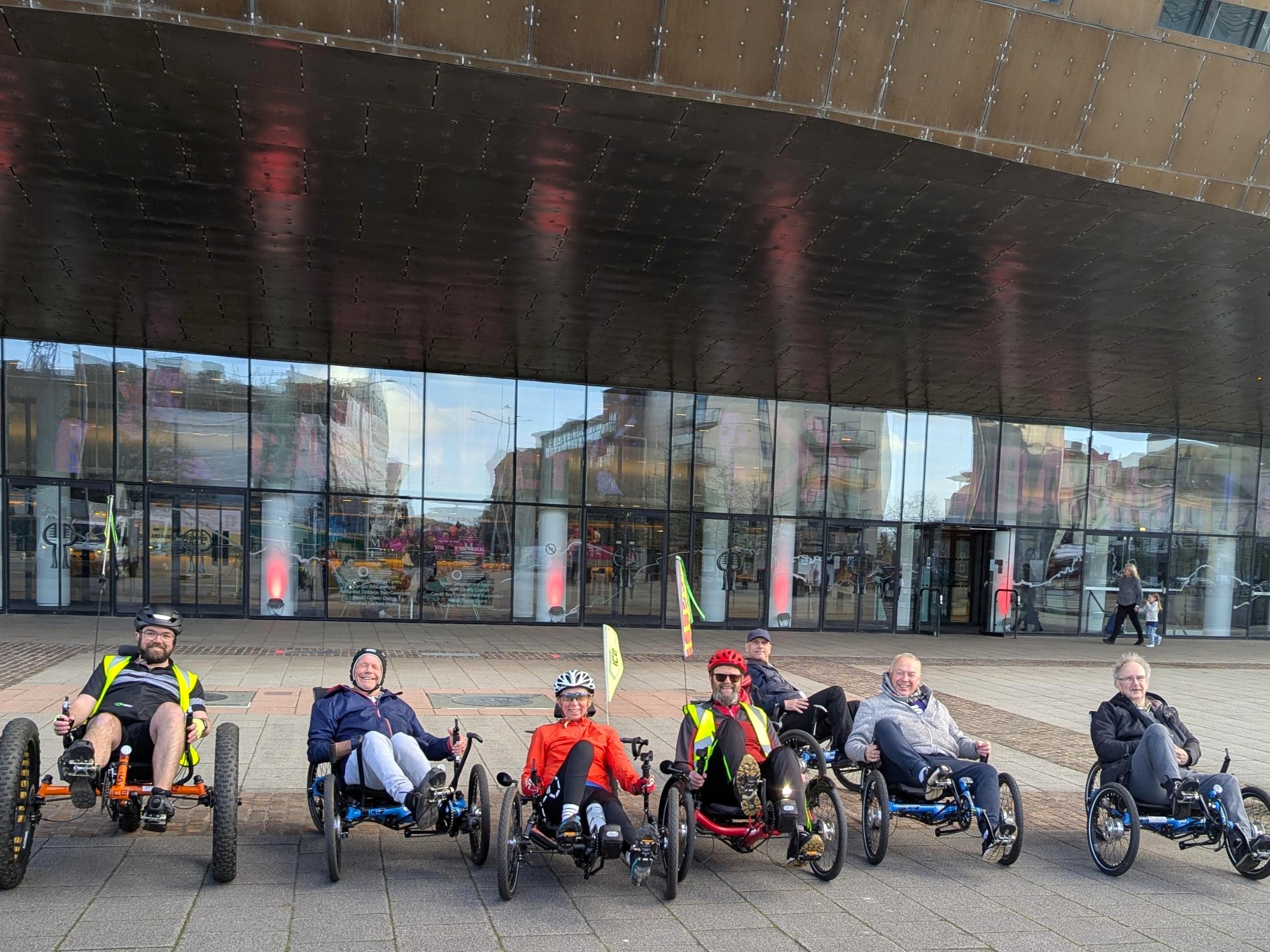 Cardiff Pedal Power Inclusive Cycling Charity : Relaxed Recumbent Trike Cycle Ride