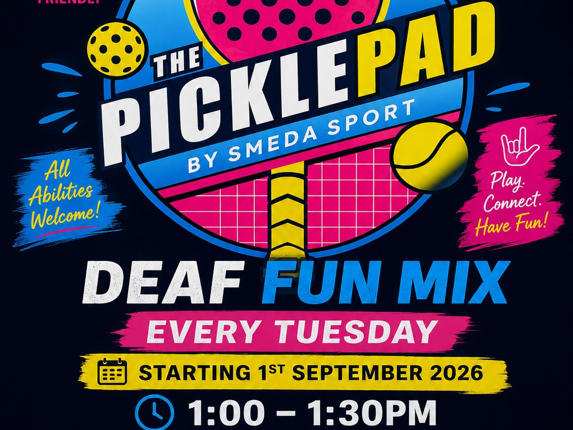 PicklePad by Smeda Sports Ltd: Deaf Pickleball Fun Mix Every !
